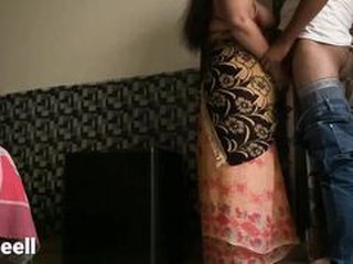Devar has an XXX anal weirdo with big lush Desi Bhabhi in a real MMC video